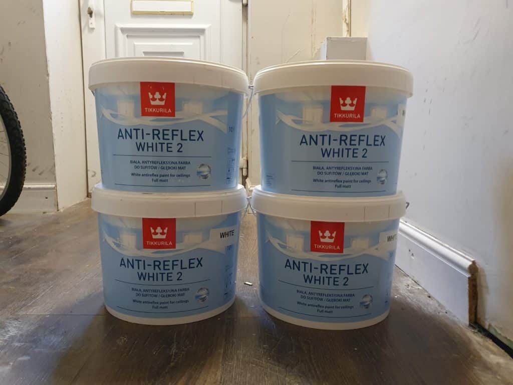 Tikkurila Anti Reflex - one of the best white emulsion paints