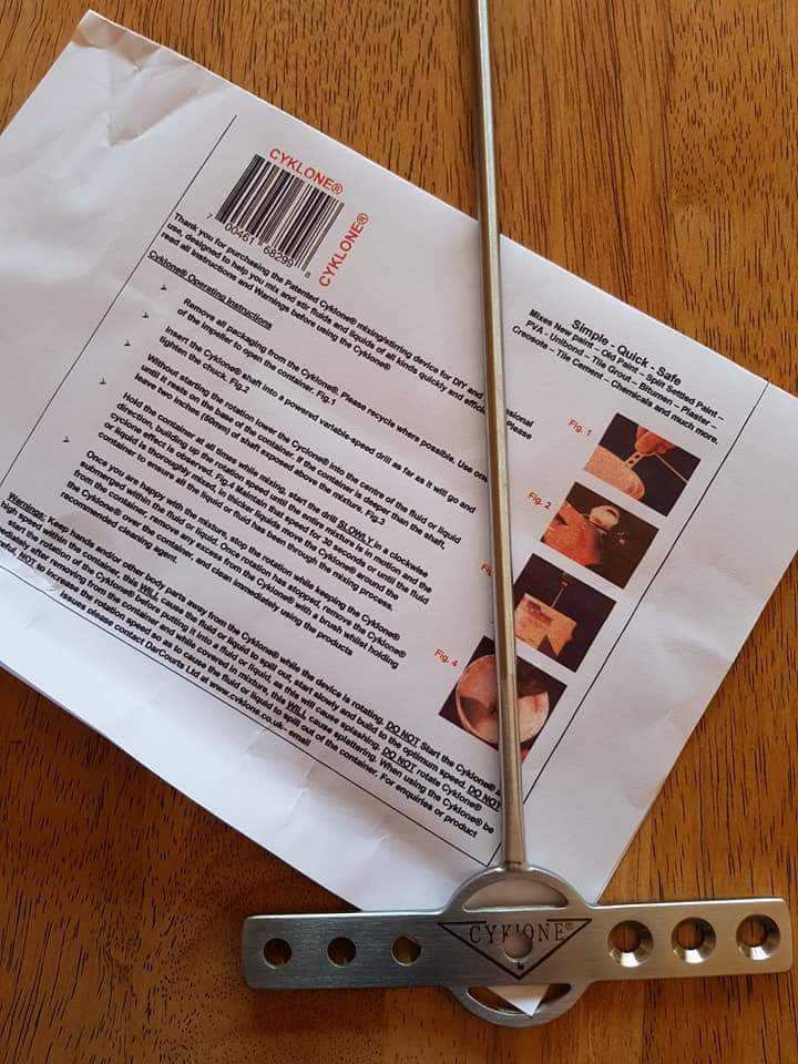 Cyklone Mixing Device Review Multi Purpose Decorator's forum UK