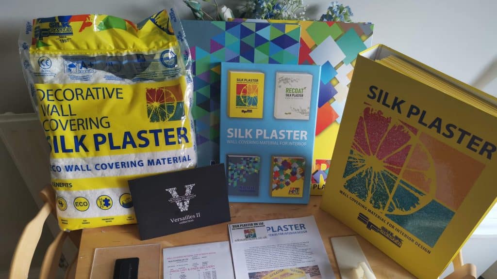 Silk Plaster, books and samples