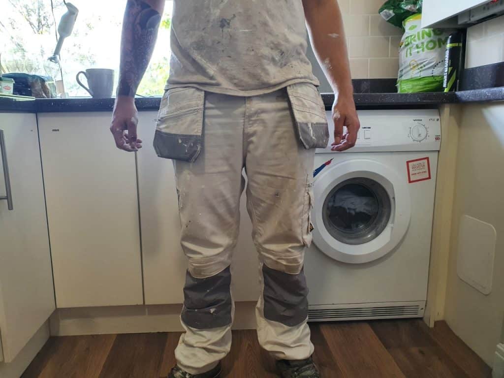 Professional Decorator wearing whites