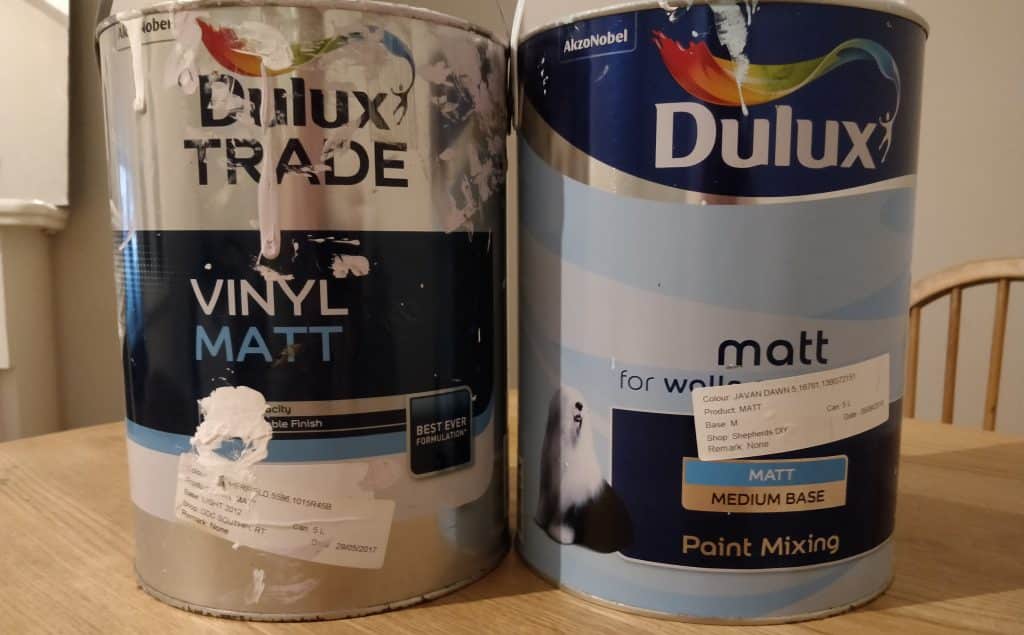 Dulux Matt Emulsion, Retail and Trade