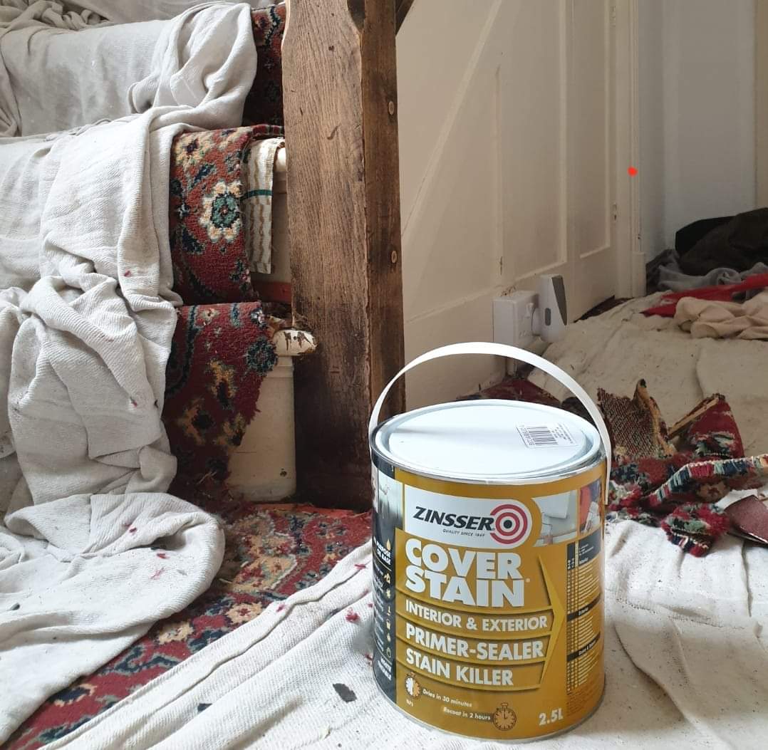 Zinsser Cover Stain Review Stain Block and Adhesion Decorator's forum UK