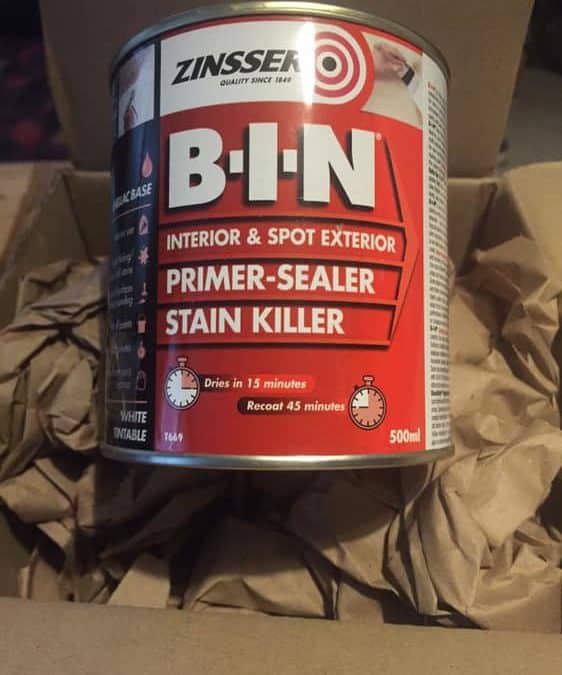 Zinsser BIN Review Shellac Based Primer Decorator's forum UK