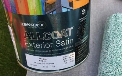 Zinsser allcoat (solvent based) review