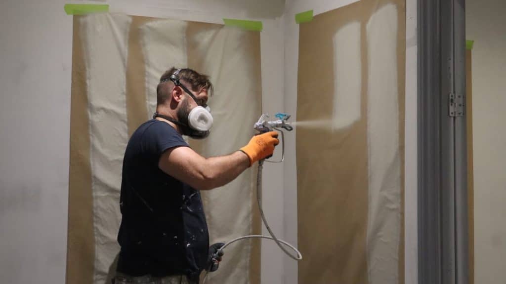 a Decorator on a PaintTech Airless Spray Course