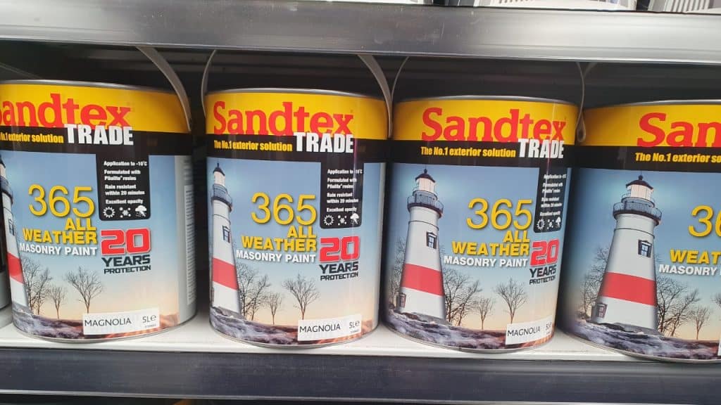 Sandtex 365 all seasons masonry paint - pliolite based masonry paint
