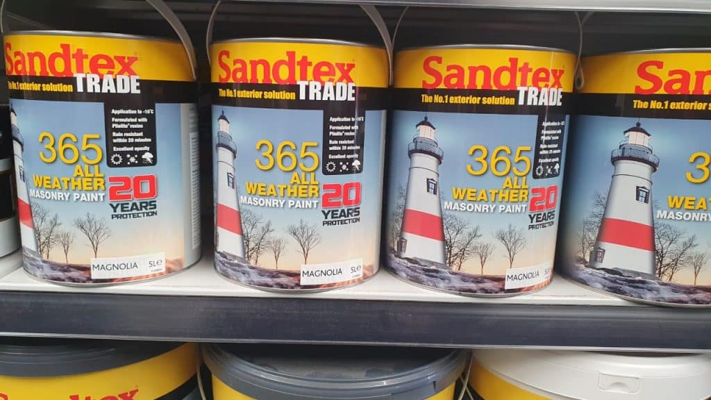Sandtex 365 all seasons masonry paint - pliolite based masonry paint