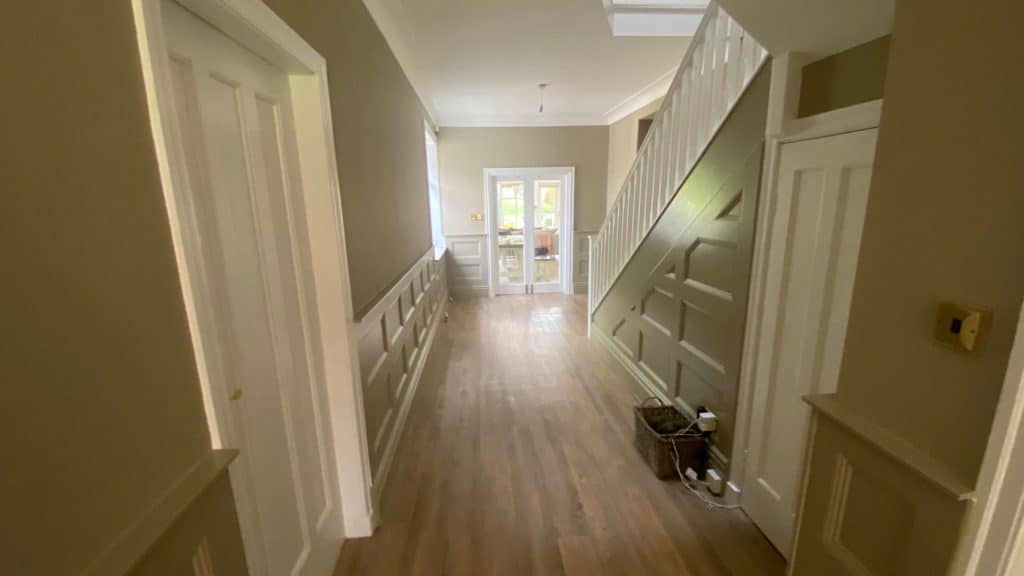 Tikkurila Empire Furniture Paint on woodwork