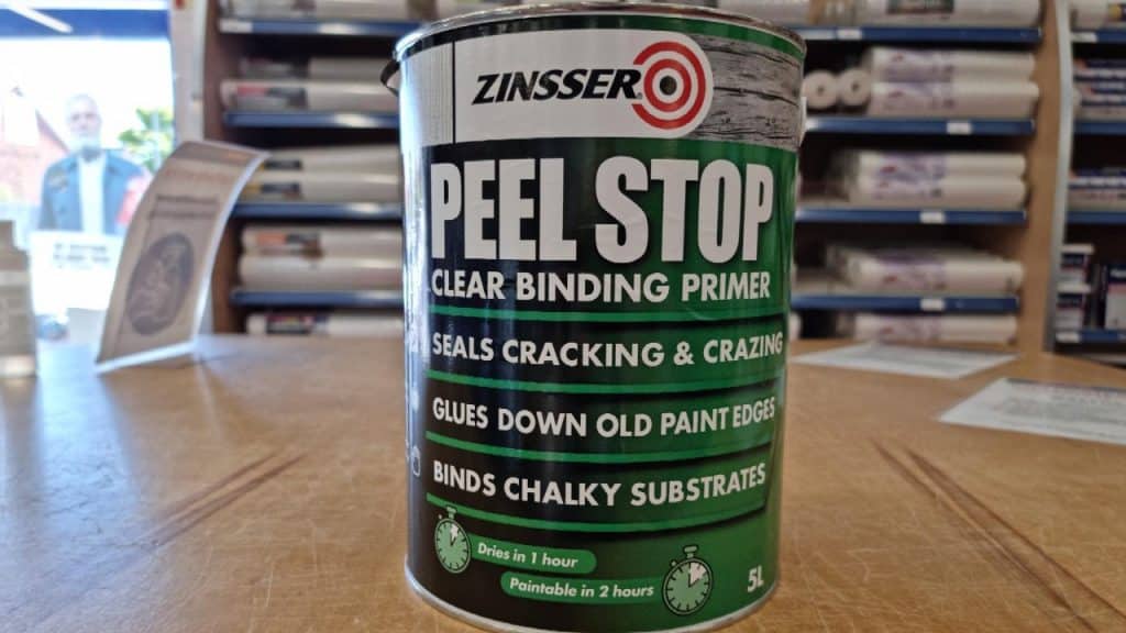 Zinsser Peel Stop - stabilising solution for masonry