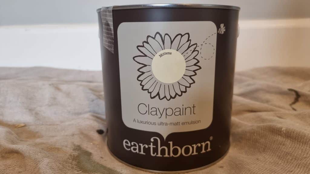 Earthborn Clay Paint - a breathable water-based emulsion.