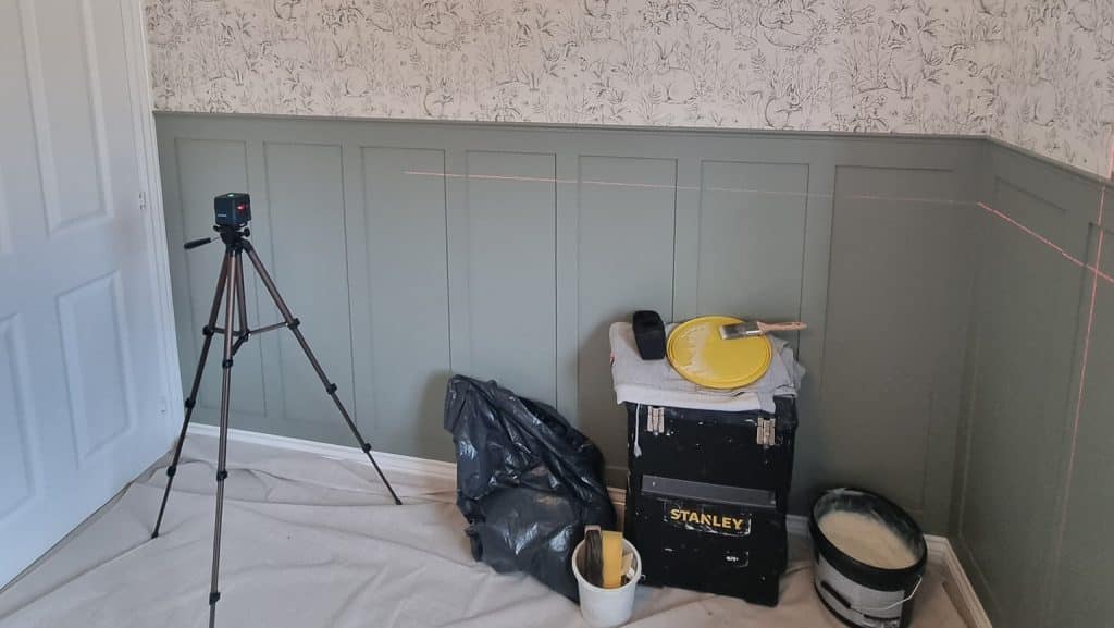 Working with MDF to make painted panelling