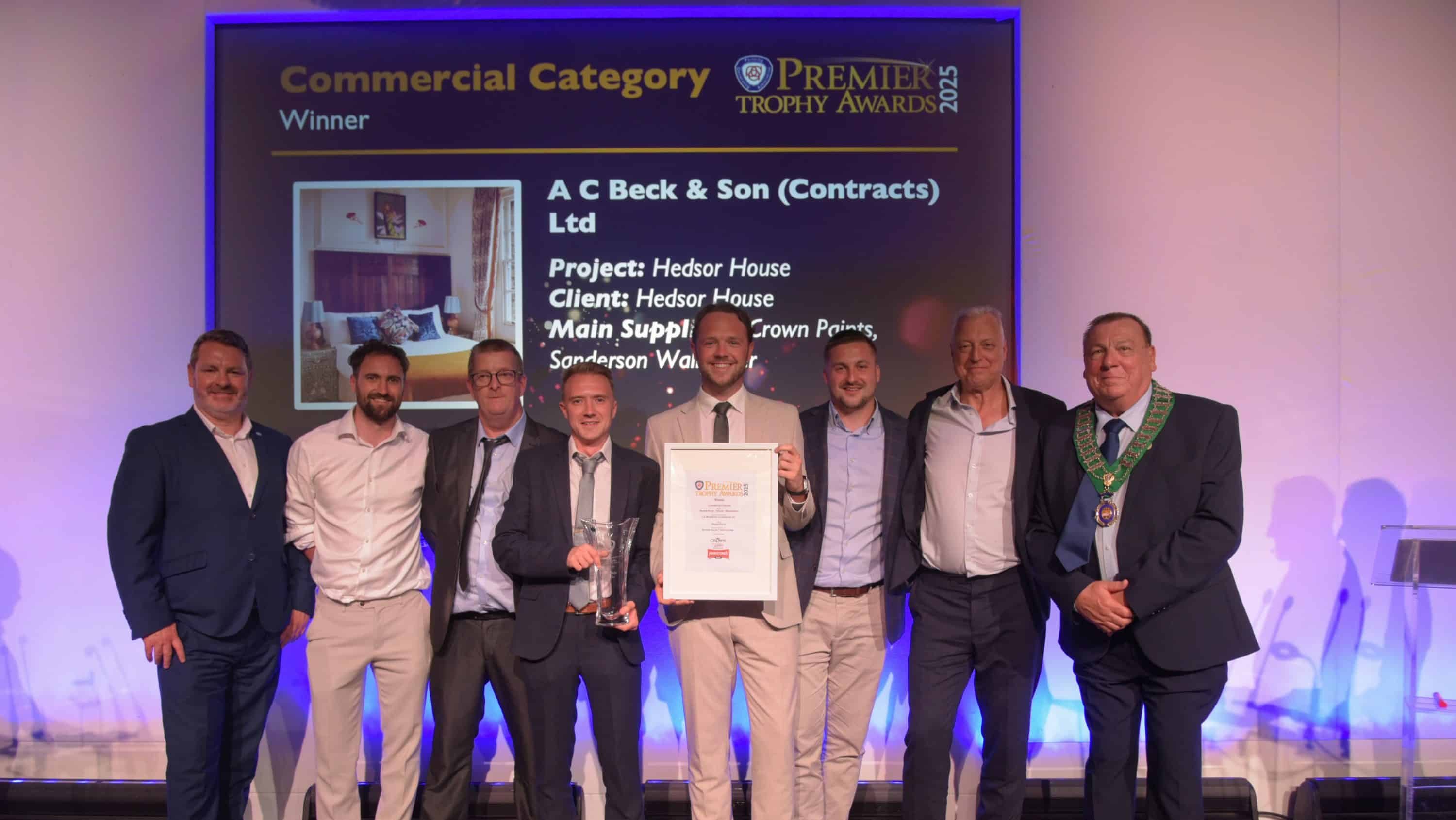 Group of men at Premier Trophy Awards