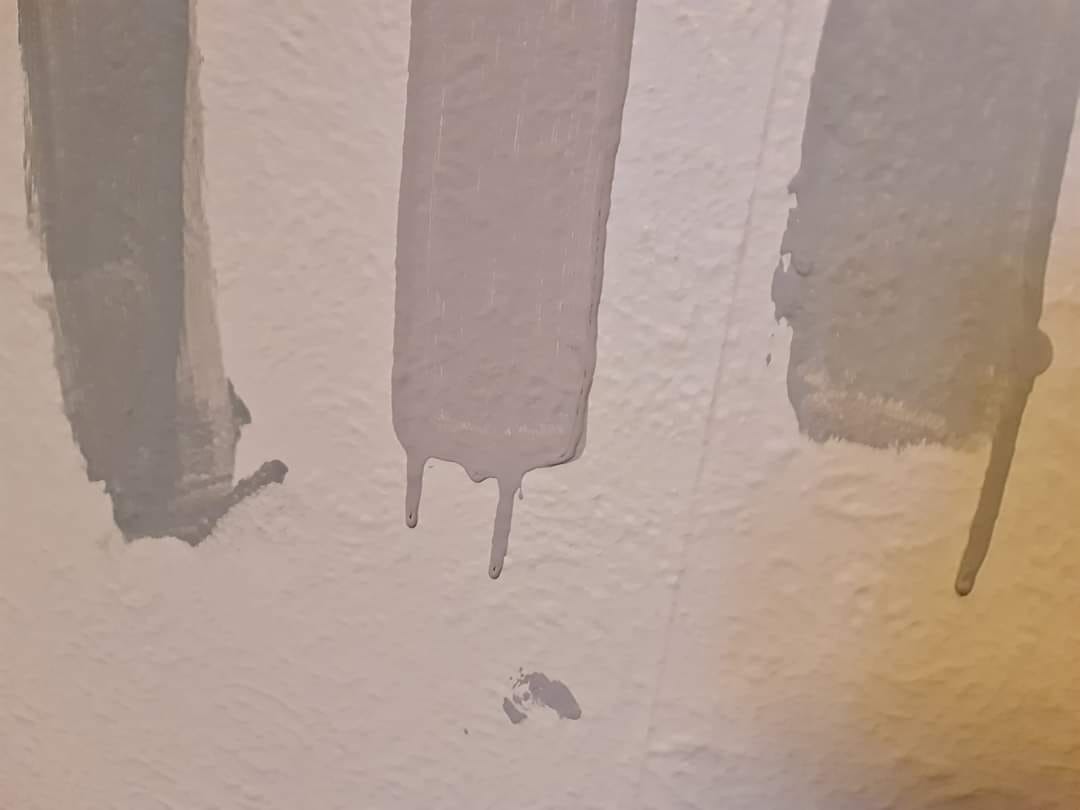 paint samples running