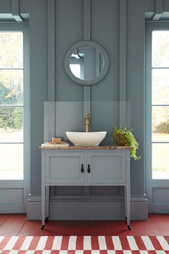 Bathroom decorated using Little Greene