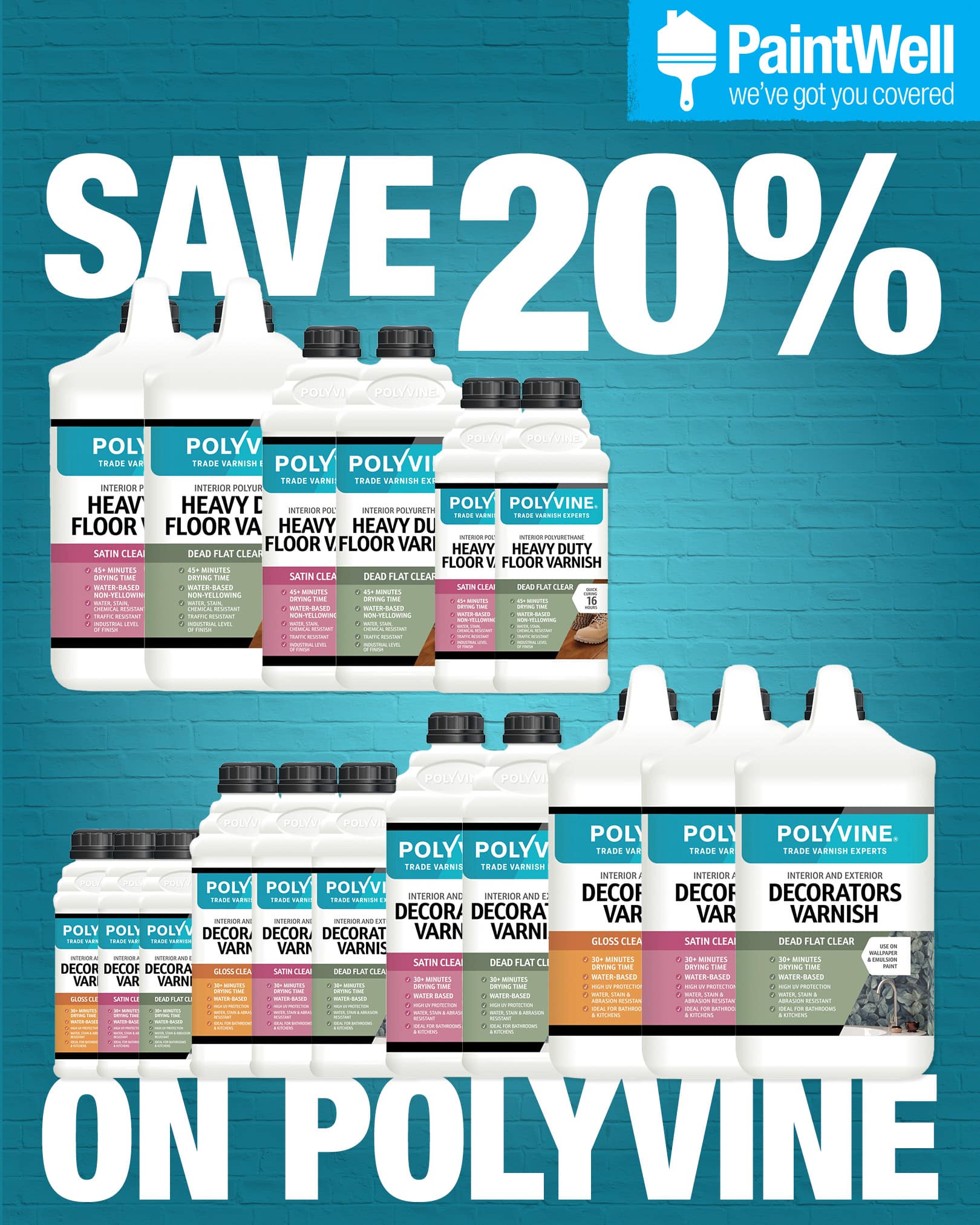 Save 20% on Polyvine