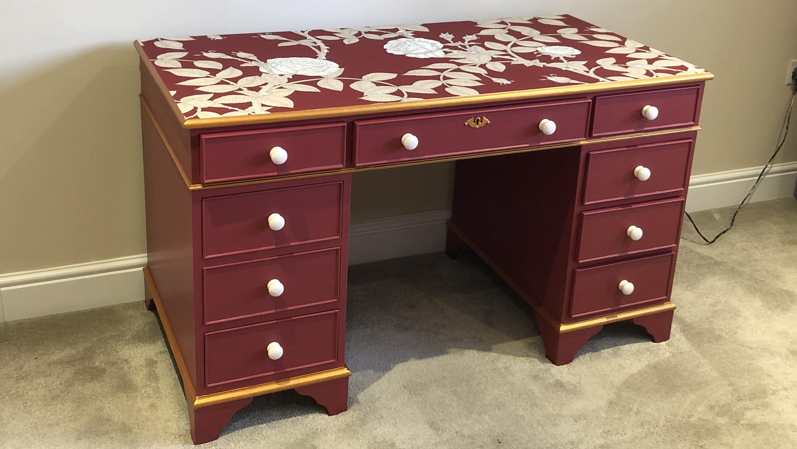 bench feature Freshly painted furniture