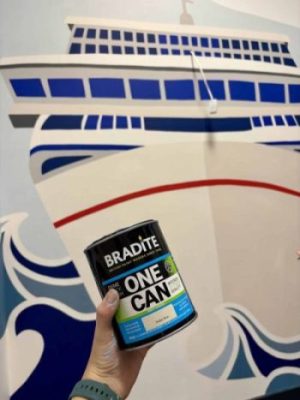 Bradite One Can used on mural
