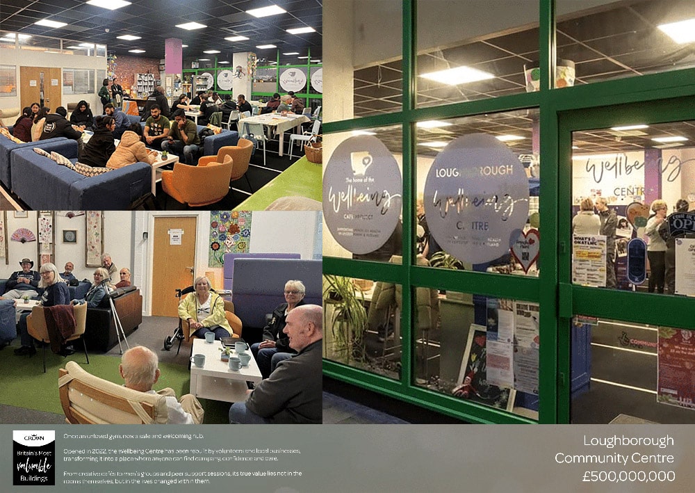 Loughborough centre listing