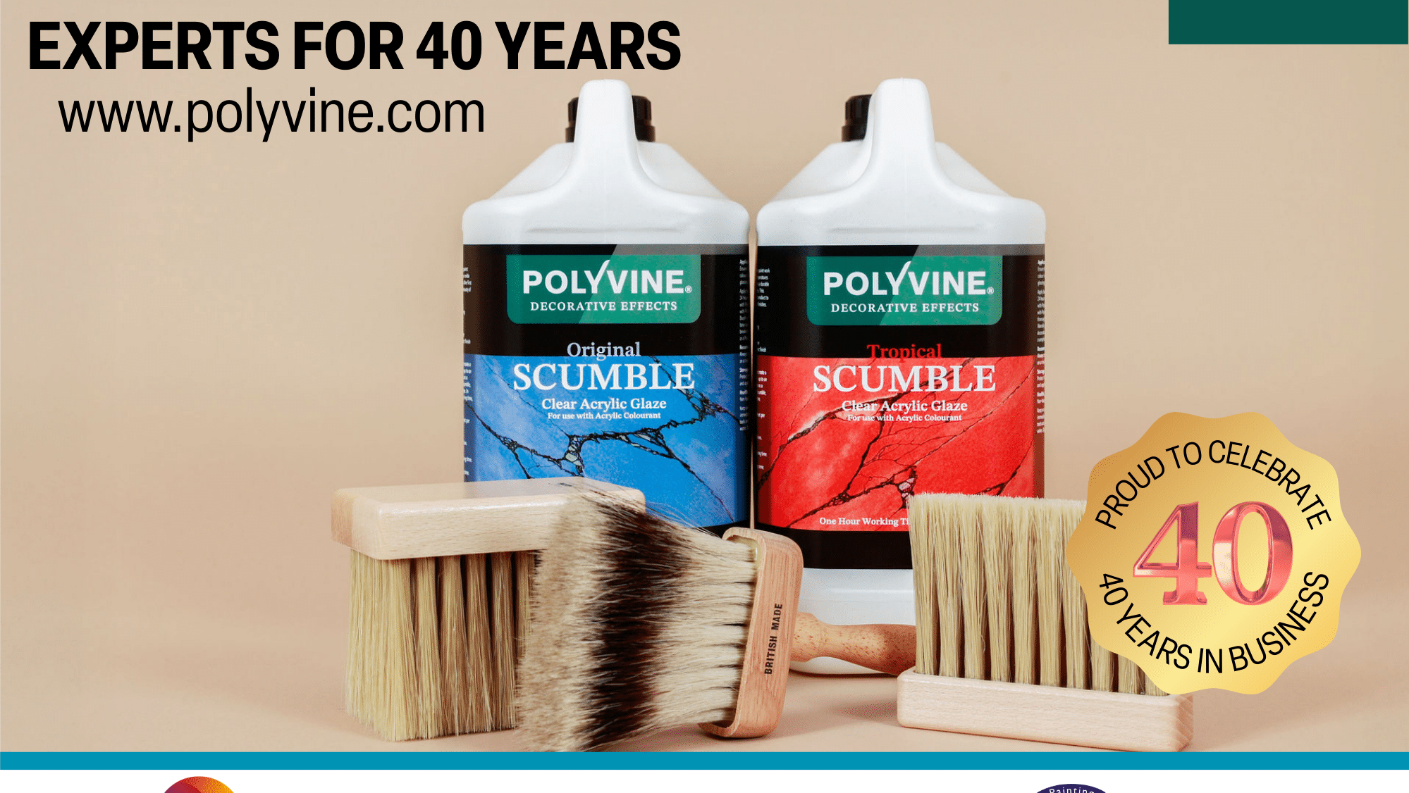 HALF PAGE EXPERTS FOR 40 YEARS (185 x 130 mm) (1) Polyvine 40 years