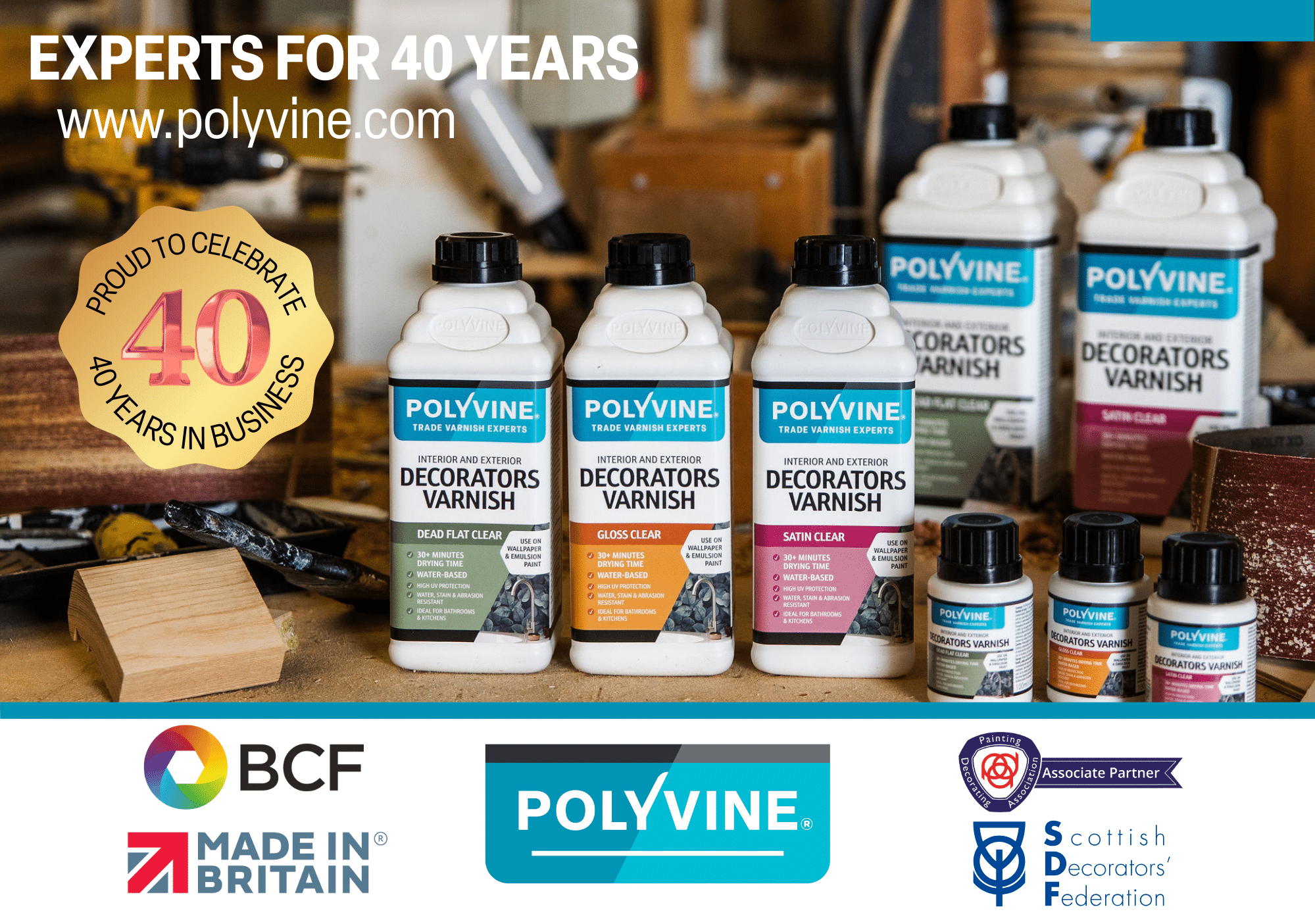 Polyvine 40 years in the painting and decorating industry