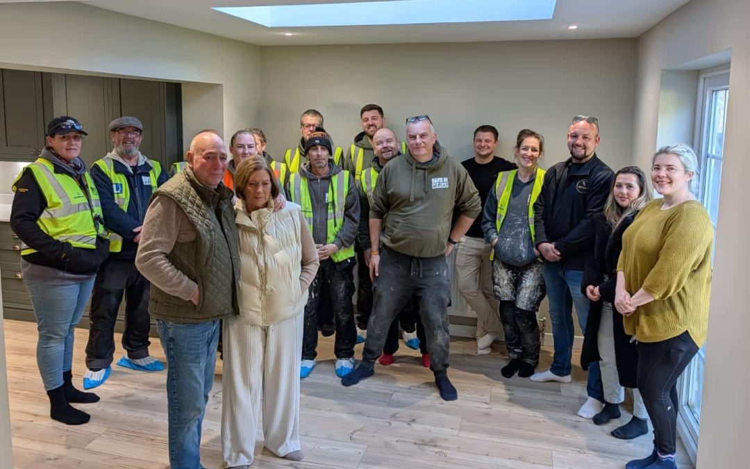 Okarno helps Band of Builders with Bishop’s Stortford resident