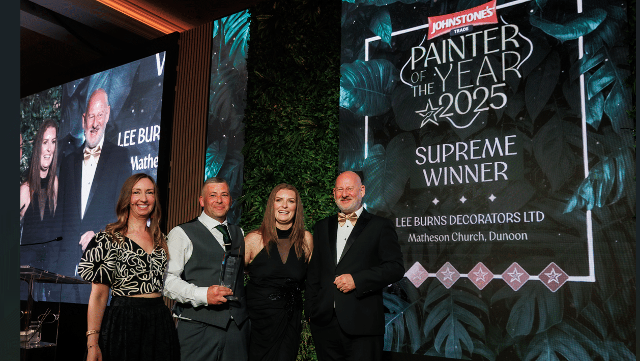 Supreme Winner Lee Burns Decorators Ltd Lee Burns Decorators Ltd as the Supreme Winner
