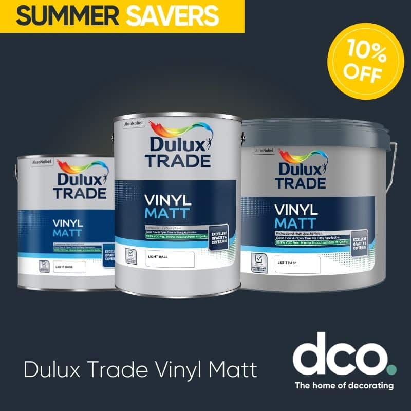 10% Off Dulux Trade Vinyl Matt