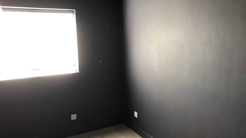 Midnight blue walls